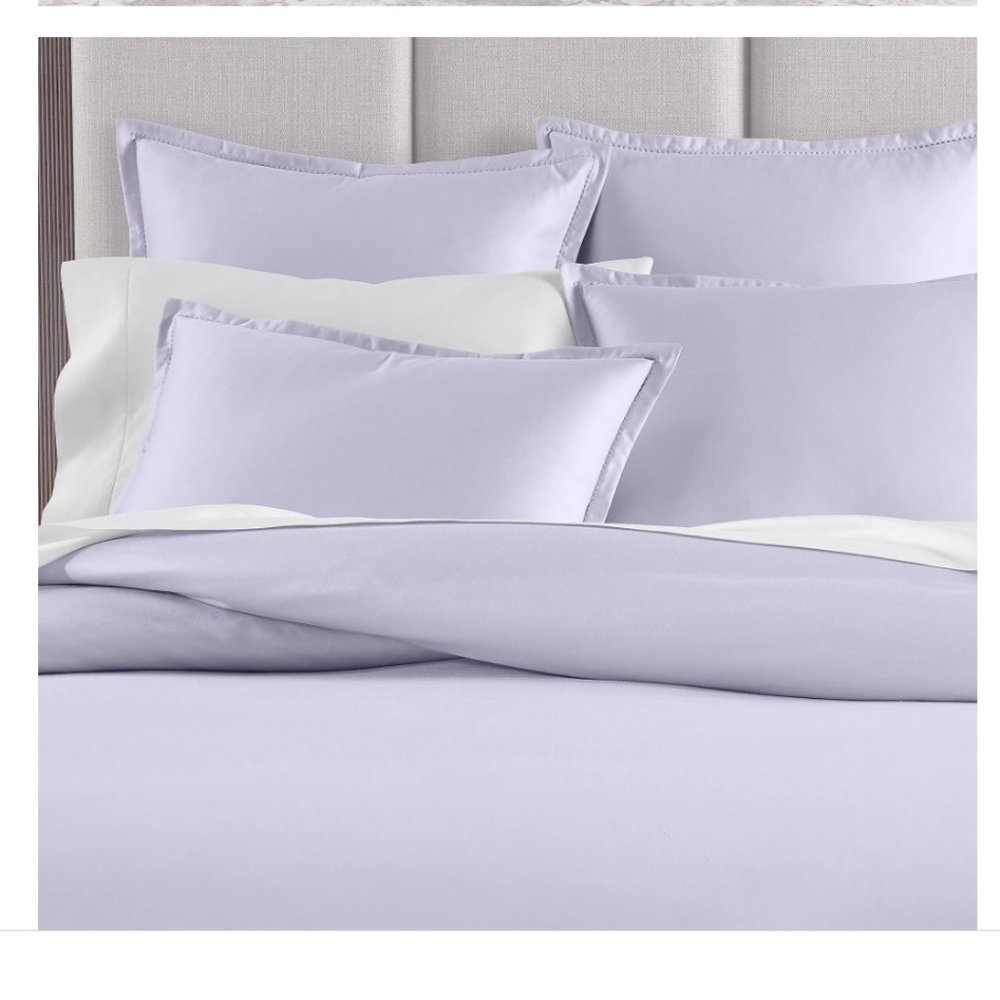 Sky 500 Thread Count Pima Cotton KING Duvet Cover & Shams Set Orchid